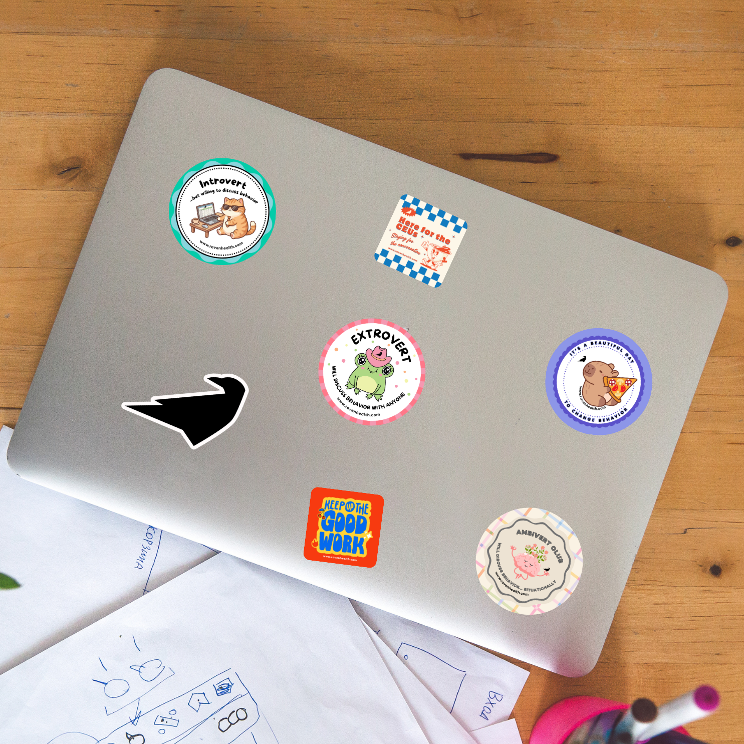 2026 raven conf. stickers